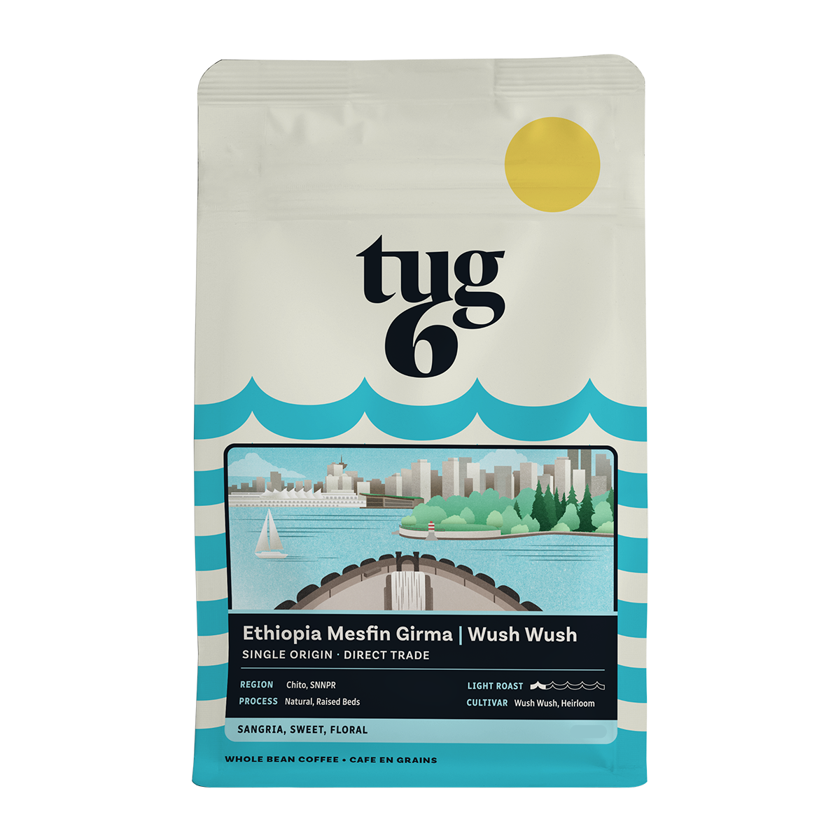 Tug 6 Adventurous Sampler Pack 3 x 200 g: Ethiopia Washed, Seasonal, Freestyle